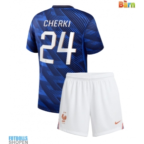 Billiga Frankrike Rayan Cherki #24 Hemmatröja Barn VM 2026 Kortärmad (+ Korta byxor)